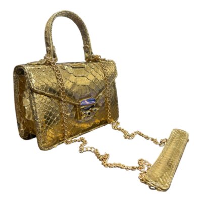 gold çanta